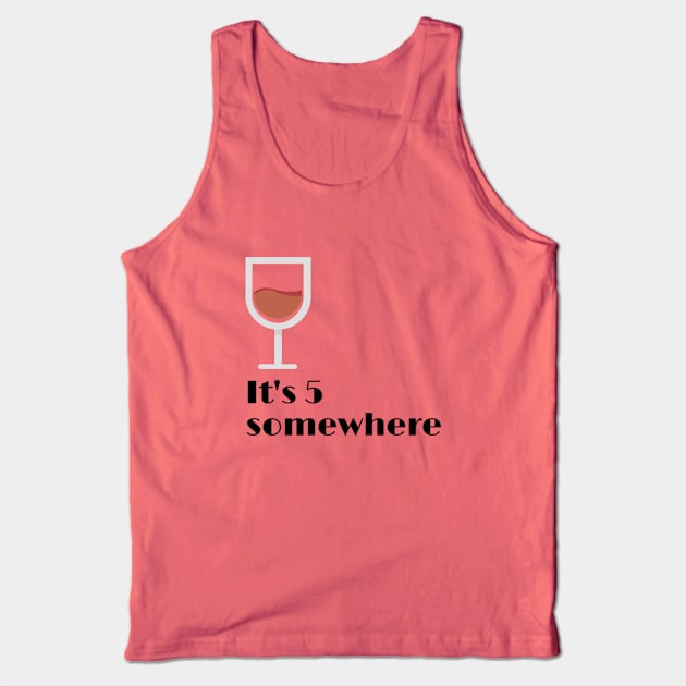 Wine time Tank Top by ripebloodorange